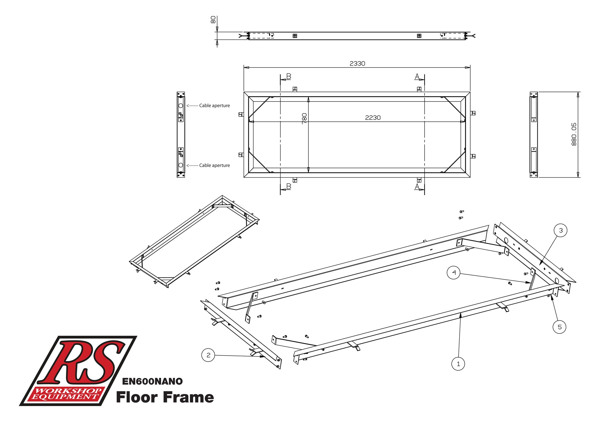 EN600NANO Floor Frame 2of2