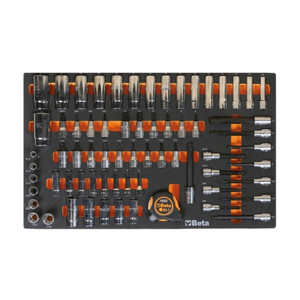 Beta Tools - M125 assortment in foam tray