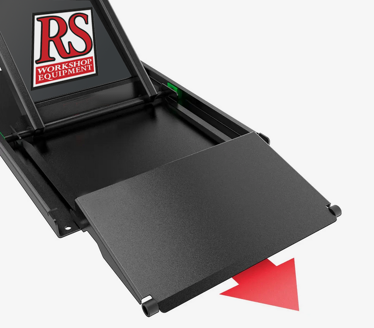 Self retracting run up ramp