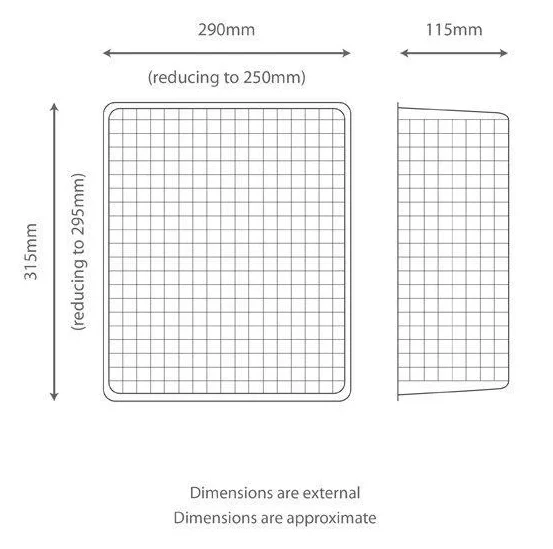 Ultrasonic Basket-13L dims